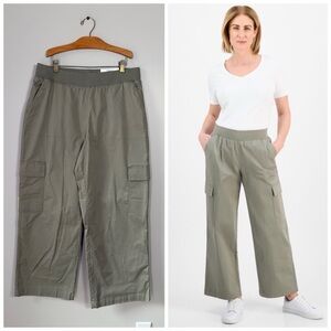 Style & Co Pull On Wide Leg Cargo Pants
